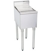 B12IC-12D-22 Eagle Group, 12" x 24" Stainless Steel Underbar Ice Chest, 37 Lb, 2200 Series