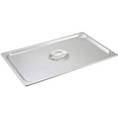 SPSCF Winco, Full Size Stainless Steel Steam Table Food Pan Lid w/ Handle