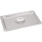 SPSCQ Winco, 1/4 Size Stainless Steel Steam Table Food Pan Lid w/ Handle