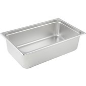 SPJL-106 Winco, Full Size Stainless Steel Steam Table Pan w/ Anti-Jamming Corners, 6" Deep