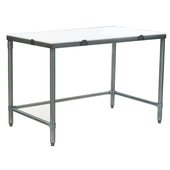 CT24120S Eagle Group, 120" x 24" Poly Top Cutting Table