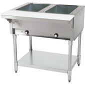 DHT2-120-1X Eagle Group, 33" Electric Steam Table, 2 Pan Capacity, 1 kW