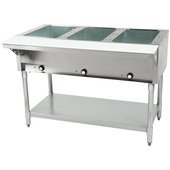 DHT3-120-1X Eagle Group, 48" Electric Steam Table, 3 Pan Capacity, 1.5 kW