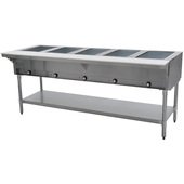 DHT5-208-1X Eagle Group, 79" Electric Steam Table, 5 Pan Capacity, 3.75 kW