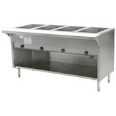 HT4OB-240 Eagle Group, 63 1/2" Electric Steam Table, 4 Pan Capacity, 3 kW