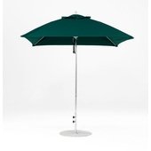 454FM-SR-FGA Frankford Umbrellas, 6 1/2' Monterey Square Pulley Lift Umbrella w/ 1 1/2" Aluminum Pole, Forest Green