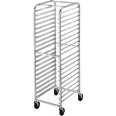 401AC Channel Manufacturing, 20 Pan Aluminum Bun / Sheet Pan Rack, End Load, Assembled