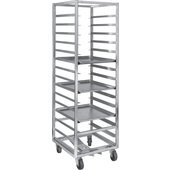 401A-OR Channel Manufacturing, 20 Pan Roll-In Oven Aluminum Bun / Sheet Pan Rack, End Load, Assembled