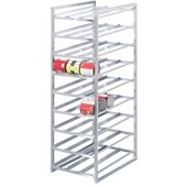 CSR-9 Channel Manufacturing, Full Size Stationary Aluminum Can Rack, 162 Can Capacity
