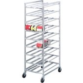 CSR-9M Channel Manufacturing, Full Size Mobile Aluminum Can Rack, 162 Can Capacity