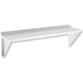 AWS1224 Channel Manufacturing, 24" Solid Wall Mount Shelf, Aluminum