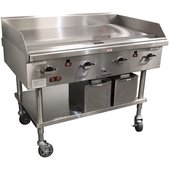 HDG-36V Southbend, 90,000 Btu Gas Griddle w/ Stand & Grease Basins, Countertop, Heavy Duty