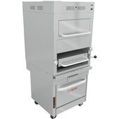 P32N-171 Southbend, 104,000 Btu Gas Broiler w/ Finishing Oven, Free Standing, Single Deck