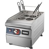 WPC100 Waring, 3.6 KW Countertop Electric Pasta Cooker, 3.2 Gallon Capacity
