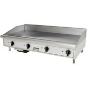 TMGE48 Toastmaster, 48" Electric Countertop Griddle, Thermostatic Controls, 208/240v
