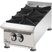 802HA Star Mfg, 60,000 Btu Gas Hot Plate, Countertop, 2 Burners