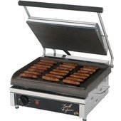 GX14IS Star Mfg, 1,800 Watt Panini Sandwich Grill, Single, Flat Top & Bottom