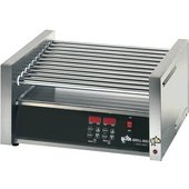 30SCE Star Mfg, 1,150 Watt Electric Hot Dog Roller Grill w/ Digital Controls, 30 Capacity