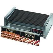 50STBDE Star Mfg, 1,535 Watt Electric Hot Dog Roller Grill w/ Bun Drawer & Digital Controls, 50 Capacity
