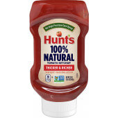 2700000266 Hunt's, 20 oz. Top Down "100% Natural" Ketchup Squeeze Bottle (12/Case)