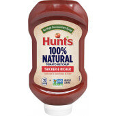 2700000265 Hunt's, 32 oz. Top Down "100% Natural" Ketchup Squeeze Bottle (12/Case)