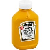 10013000002216 Heinz, 9 oz. Yellow Mustard Yellow Squeeze Bottle (16/Case)