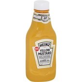 10013000409367 Heinz, 12 3/4 oz. Yellow Mustard Squeeze Bottle (16/Case)