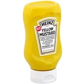 10013000002117 Heinz, 8 oz. Top Down Yellow Mustard Squeeze Bottle (12/Case)