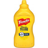 417660341 French's, 30 oz. Classic Yellow Mustard Squeeze Bottle (12/Case)