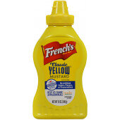 417567741 French's, 12 oz. Classic Yellow Mustard Squeeze Bottle (12/Case)