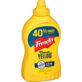00031 French's, 20 oz. Classic Yellow Mustard Squeeze Bottle (12/Case)