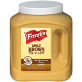 418197300 French's, 105 oz. #10 Spicy Brown Mustard Jug (4/Case)