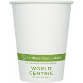 CU-PA-12 World Centric, 12 oz. FSC Paper Hot Cup (1000/Case)