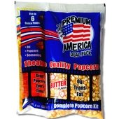 10059 Great Western, Premium America Popcorn Kit for 6 oz. Poppers (36/Case)