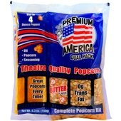 10040 Great Western, Premium America Popcorn Kit for 4 oz. Poppers (24/Case)