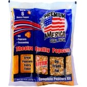 10063 Great Western, Premium America Popcorn Kit for 6 oz. Poppers (36/Case)