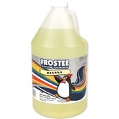 15030 Great Western, Frostee 1 Gallon Banana Snow Cone Syrup (4/Case)