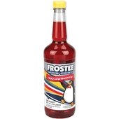 15052 Great Western, Frostee 32 oz. Strawberry Snow Cone Syrup (12/Case)