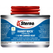 10368 Sterno Products, 6 Hour Handy Wick® Chafing Fuel w/ Twist Cap (24/Case)
