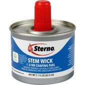 10100 Sterno Products, 2 Hour Stem Wick Chafing Fuel w/ Twist Cap (24/Case)