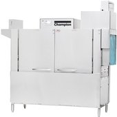 64 PRO Champion, 278 Racks/Hr Dual Rinse High Temperature Sanitizing Conveyor Dishwasher