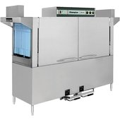 110 FFPW Champion, 356 Racks/Hr Dual Rinse High Temperature Sanitizing Conveyor Dishwasher w/ 26" Pre-Wash