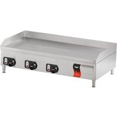 40717 Vollrath, 36" Electric Countertop Griddle, Thermostatic Controls, 220v, 8.4kW