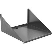 BPMWS-1824 BlendPort, 24" x 18" Solid Wall Mount Stainless Steel Microwave Oven Shelf
