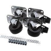 C-4X4-1/8 Glastender, 4 1/8" Casters, Set of 4