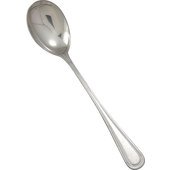 0030-23 Winco, 18/8 Stainless Steel 11.5" Shangarila Solid Serving Spoon (12/pkg)