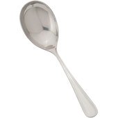 0030-21 Winco, 18/8 Stainless Steel 9" Shangarila Solid Serving Spoon (12/pkg)