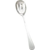 0030-24 Winco, 18/8 Stainless Steel 11.5" Shangarila Slotted Serving Spoon (12/pkg)