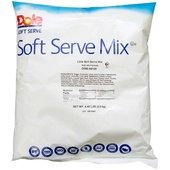 D586-A6120 Dole, 4 1/2 Lb. Non-Dairy Lime Soft Serve Ice Cream Mix Bag (4/case)