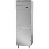 PRD1HC-1AHS Beverage-Air, 26.5" 2 Half Solid Door Reach-In Pass-Thru Refrigerator, Prestige Plus Series